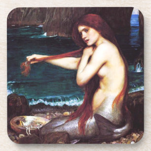 Posavasos Máquinas de sirenas John William Waterhouse