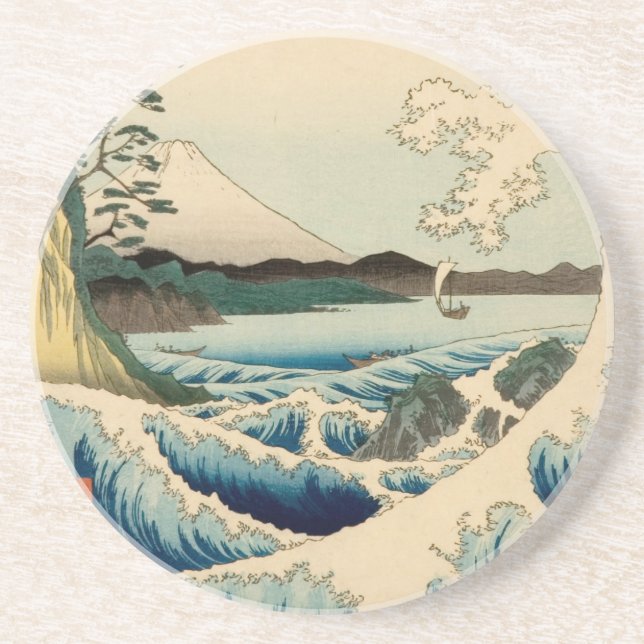 Posavasos Mar de Satta Hiroshige (Frente)