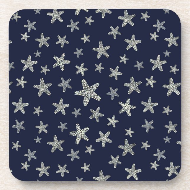 Posavasos Mar del modelo de las estrellas de mar (Frente)
