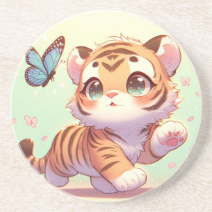 Posavasos Maravilla en los ojos de un gatito