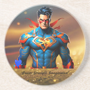 Posavasos "Maravillas musculares: Creador de superhéroes"