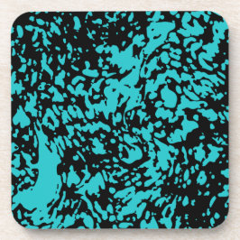 Posavasos Marble granito textura azul