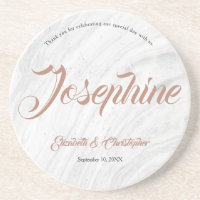 Marble Nombres personalizados Boda Colocar tarjeta