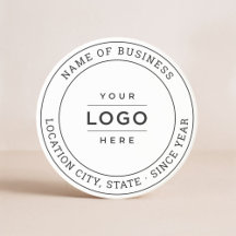 Marca de logotipo comercial de Personalizado blanc