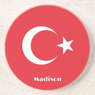 Posavasos Marca de Turquía de nombre personalizado