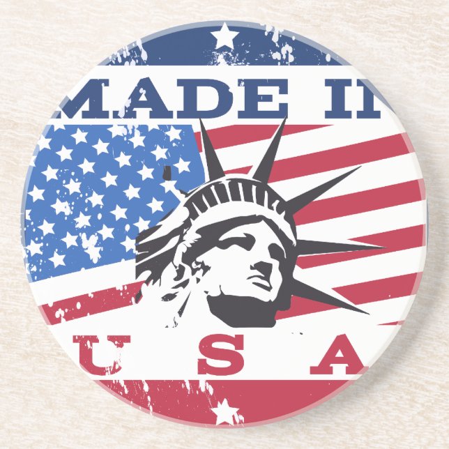 Posavasos Marca Hecho En Estados Unidos (Frente)