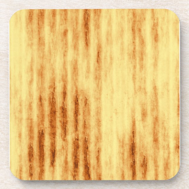 Posavasos Marcas de grosella marrón en amarillo (Frente)