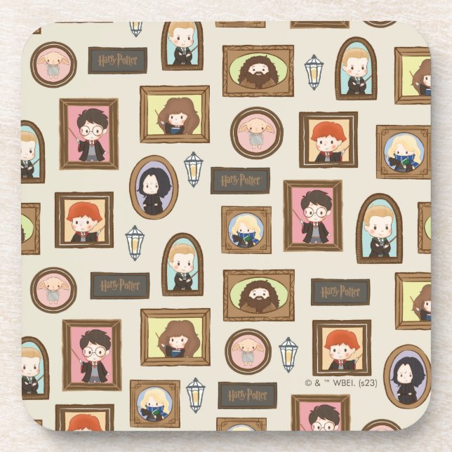 Posavasos Marco de imagen de HARRY POTTER™ Chibi (Frente)