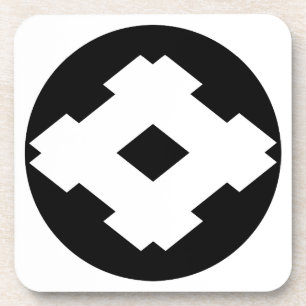 Posavasos Marco de pozo rómbico en pastel de arroz