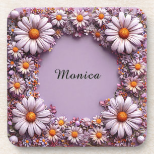 Posavasos Marco Floral Elegante