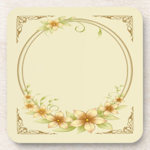 Posavasos Marco floral vintage