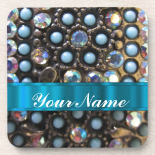 Posavasos Marea azul turquesa