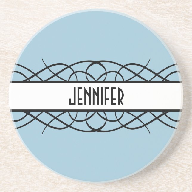 Posavasos Marfil Deco Florece (Frente)