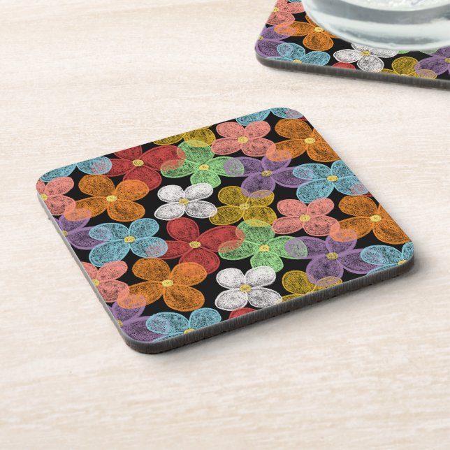 Posavasos Margaritas de Tiza (Lado Izquierdo)