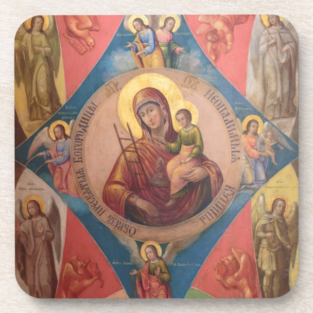 Posavasos María, Jesús Y Ángeles (Frente)