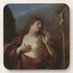 Posavasos Maria Magdalena en la penitencia (aceite en lona)