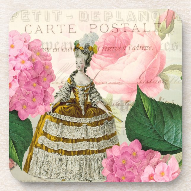 Posavasos Marie Antoinette French Accent Coasters Set (Frente)