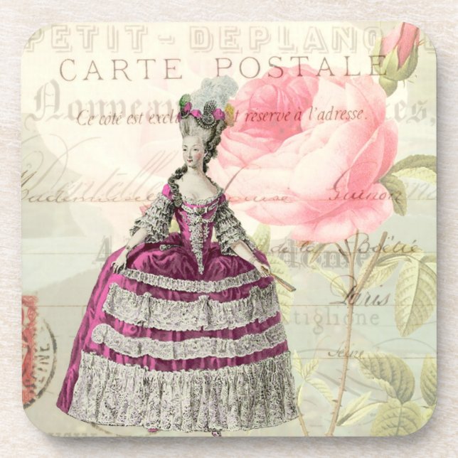 Posavasos Marie Antoinette French Accent Coasters Set (Frente)