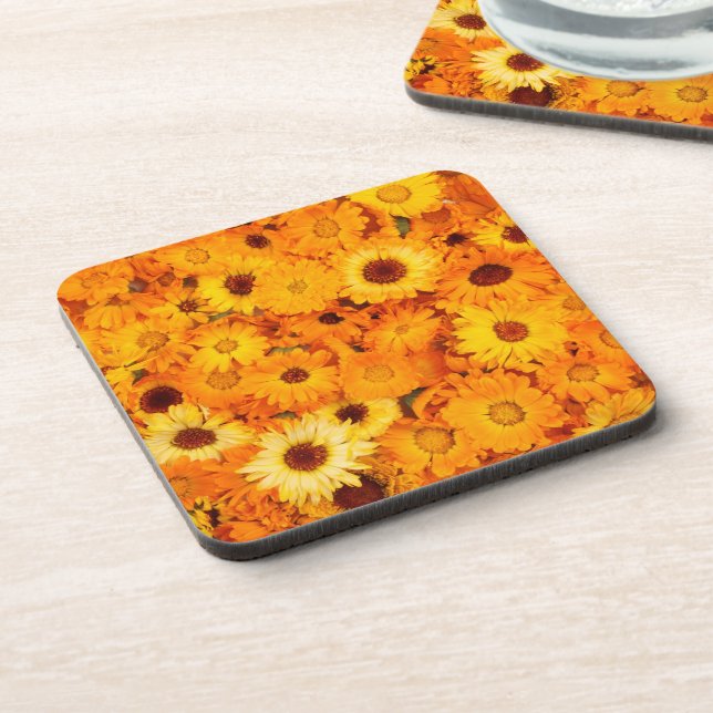 Posavasos Marigold Flowers Coaster (Lado Izquierdo)