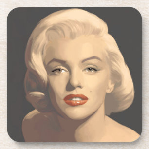 Posavasos Marilyn gris gráfica