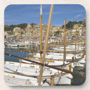 Posavasos Marina, Port de Soller, costa oeste, Mallorca,