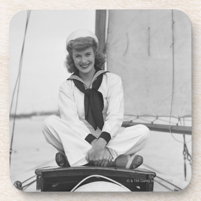 Posavasos Marinero de la mujer (Frente)