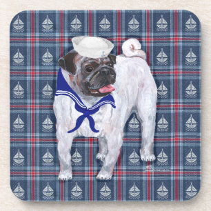 Posavasos Marinero Pug