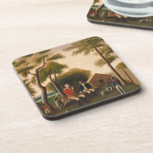 Posavasos Marion que festeja al oficial británico