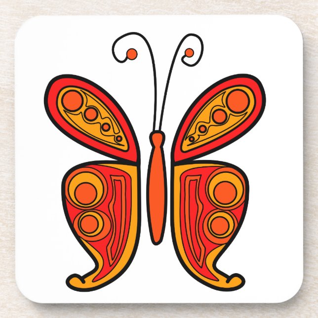 Posavasos mariposa (Frente)