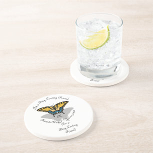 Posavasos Mariposa amarilla