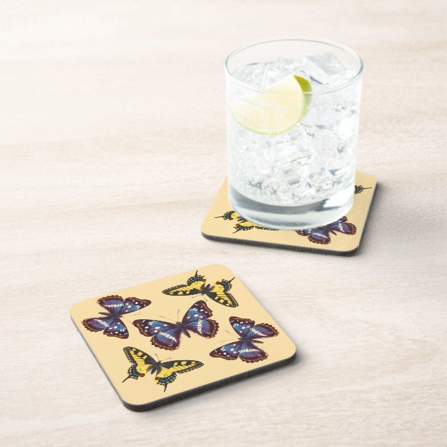 Posavasos Mariposa Antigua  (Lado Derecho)