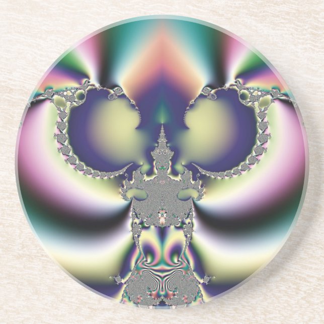 Posavasos Mariposa arcoiris (Frente)