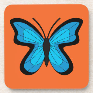 Posavasos Mariposa azul