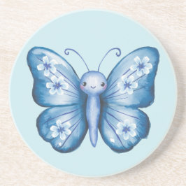 Posavasos Mariposa azul