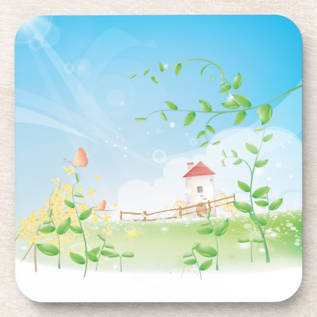 Posavasos Mariposa de campo (Frente)