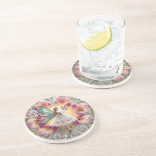 Posavasos Mariposa de verano colorida