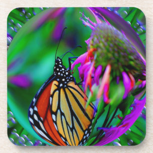 Posavasos Mariposa En La Burbuja Naturaleza Art Coaster Set
