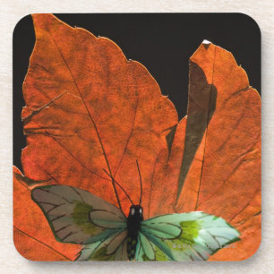 Posavasos Mariposa en la hoja 2