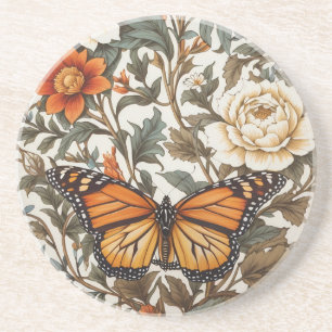 Posavasos Mariposa Monarca Elegante Inspirada en William Mor
