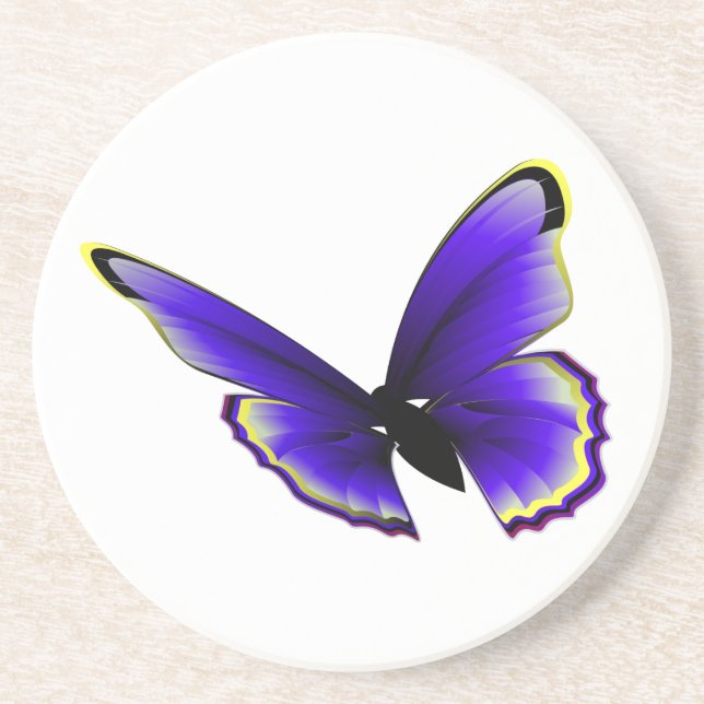Posavasos Mariposa morada (Frente)