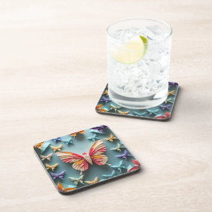 Posavasos Mariposa Origami