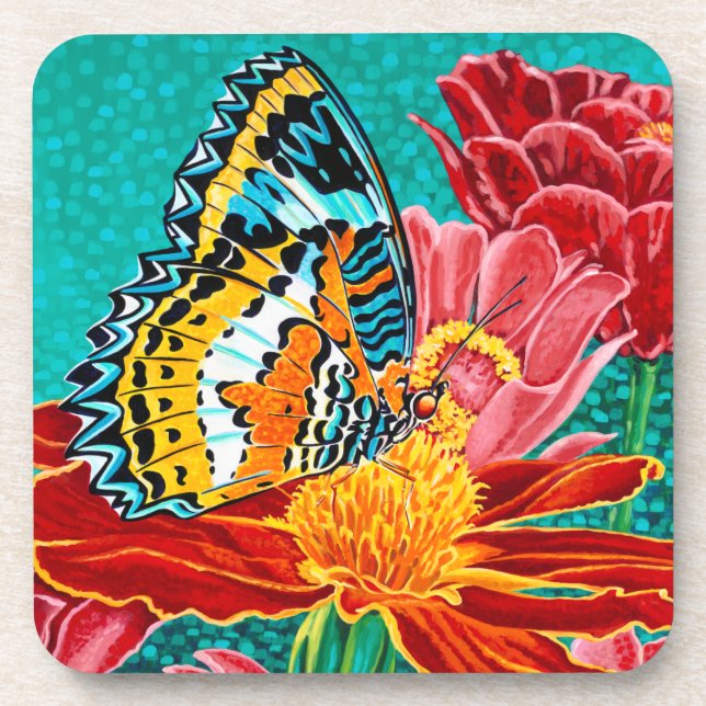 Posavasos Mariposa Poderosa I (Frente)