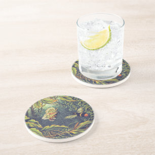 Posavasos Mariposa telaraña abeja vintage jardín