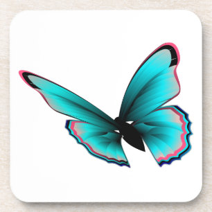 Posavasos Mariposa verde azulada