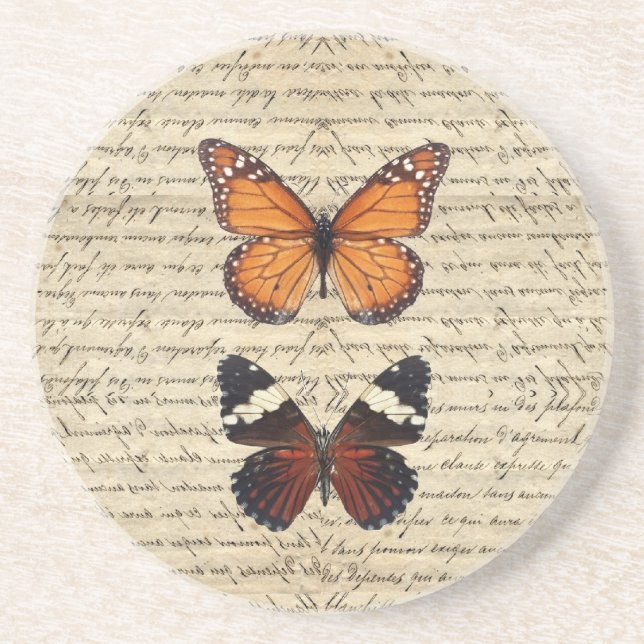 Posavasos mariposas (Frente)