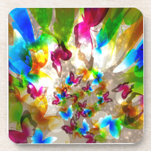 Posavasos Mariposas abstractas