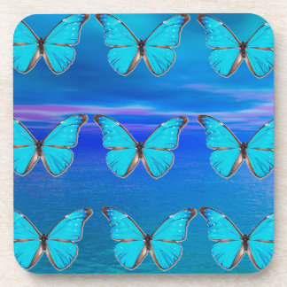 Posavasos Mariposas azules