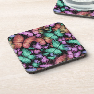 Posavasos Mariposas Coloridas Imprimir