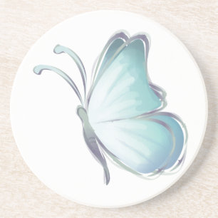 Posavasos Mariposas de color azul