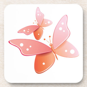 Posavasos Mariposas De Peach